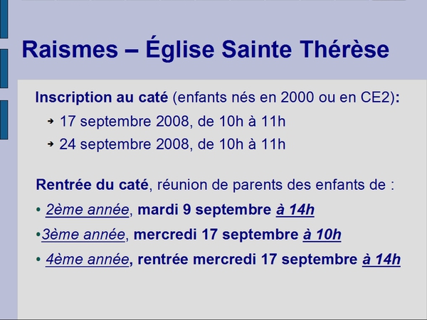 caté ste Thérèse